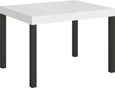 Obrázok produktu pre Rozťahovací stôl 80x120/204 cm Každodenný rám biely jaseň antracit