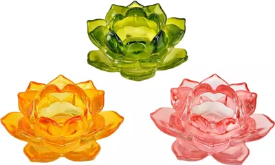 Produktbild von Blumen Teelichthalter 3er-Set