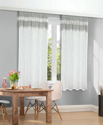 Produktbild von Fertigschal "Walli" - Vorhang von Albani: 175x135 cm / Grau Größe (HxB): 175x135 cm Farbe: Grau
