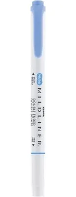 Obrázok produktu pre Zvýrazňovač, 1,0/3,5 mm, obojstranný, ZEBRA "Mildliner Cool & Refined", modrá
