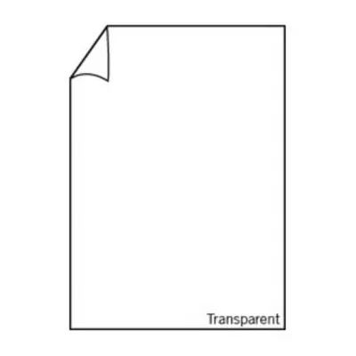 Produktbild von Briefpapier Coloretti A4 80g/qm VE=5 Blatt Transparent