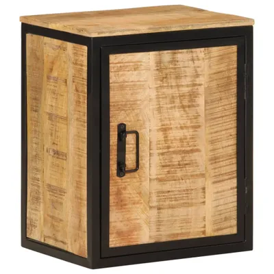 Produktbild von Badschrank 40x30x50 cm Massivholz Mango und Eisen 358573