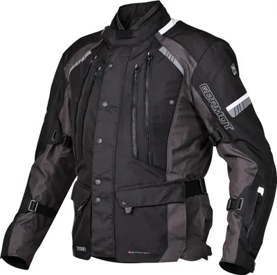 Immagine prodotto di Germot Sydney giacca impermeabile da moto in tessuto, nero/antracite, L