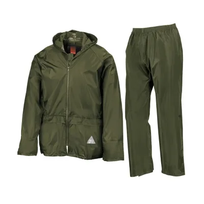 Immagine prodotto di Result - Set giacca e pantaloni impermeabili da uomo/donna unisex PC7403 (XL) (Olive)