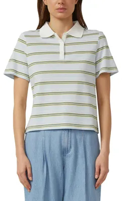 Immagine prodotto di Camicetta polo da donna s.Oliver – a righe, vestibilità aderente, maniche corte, in jersey