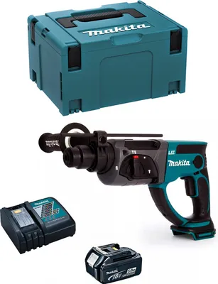Produktbild von Bohrhammer MAKITA DHR202RTJ1 (1 x 5,0 Ah + DC18RC + MAKPAC 3)