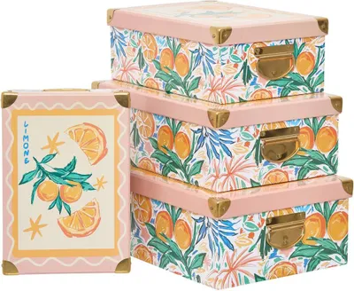 Produktbild von Set aus 4 aufbewahrungsboxen box - 5 five simply smart