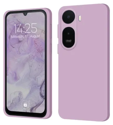 Produktbild von Hülle für Xiaomi Redmi A7 Pro Case Cover Bumper Smartphone Softgrip Schutzhülle Farbe: Lila