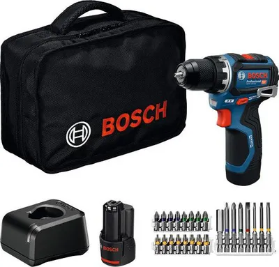 Produktbild von Akku-Bohrschrauber GSR 12V-32, 2x Akku GBA 12V 2.0Ah, Werkzeugtasche
