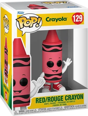 Produktbild von Crayola - Red/Rouge Crayon 129  - Funko Pop! Vinyl Figur
