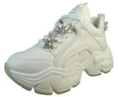 Image de Buffalo Dames Faible Sneaker Binary Ice 5.0 PD00016405 blanc