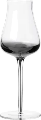 Produktbild von Broste Copenhagen SMOKE Spirituosen Glas klar/grau 0,15l 4er Set
