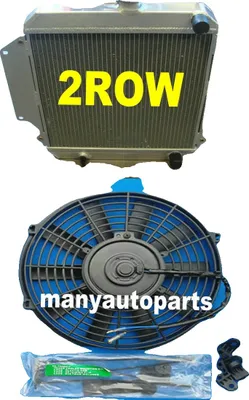 Image de Radiateur et ventilateur en aluminium pour Suzuki Sierra, convient aux modèles de 1981-1996, capacité de refroidissement améliorée, construction durable