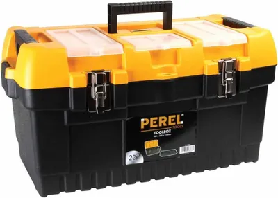 Immagine prodotto di Cassetta degli attrezzi con chiusure in metallo - 564 X 310 X 310 mm - 54 litri