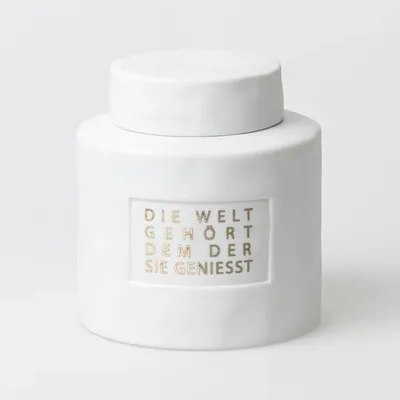 Zdjęcie produktu dla Räder Porzellandose Die Welt gehört D.15cm, H.16,5cm