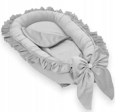 Image de Koell Cocoon pour bébé Velours Glam Gris