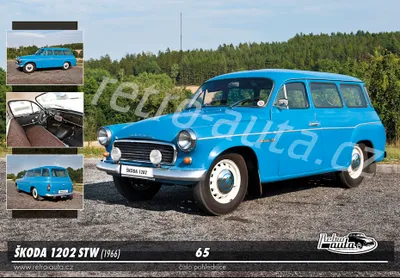 Obrázok produktu pre Pohľadnica č. 65 - ŠKODA 1202 STW (1966)