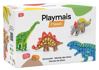 Image de Playmais Classic - Le monde des dinosaures - 800 pièces
