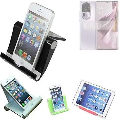 Produktbild von K-S-Trade Handy-Ständer kompatibel mit Oppo Reno10 PHW110 faltbarer Tischständer Smartphone Tablet Halterung Reise