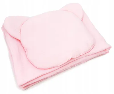 Produktbild von Kerstin Weiche Musselin Babydecke mit Kissen 75x100 cm