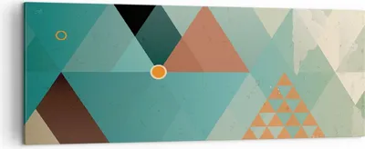 Produktbild von Bild auf Leinwand - Leinwandbild - Abstraktion modern - 140x50cm - Wand Bild - Wanddeko - Leinwanddruck - Bilder - Kunstdruck - Wanddekoration - Leinwand bilder - Wandkunst - AB140x50-3571
