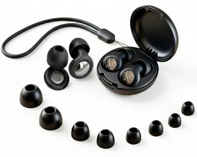 Obrázok produktu pre TECH-PROTECT QUIETFIT, čierne zátky do uší (katalógové číslo: 5906302339921)