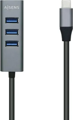 Obrázek produktu pro Rozbočovač USB Aisens A109-0508 šedý (1 kus)