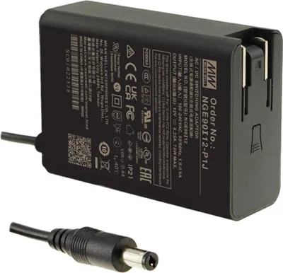 Produktbild von MEANWELL NGE90I18-P1J Steckernetzteil 90W 18V 5A  5,5*2,1mm Hohlstecker