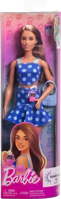 Zdjęcie produktu dla Mattel FBR37; HYT97 - Barbie Fashionista Doll - Blue Polka Dot - % OS; VOL %