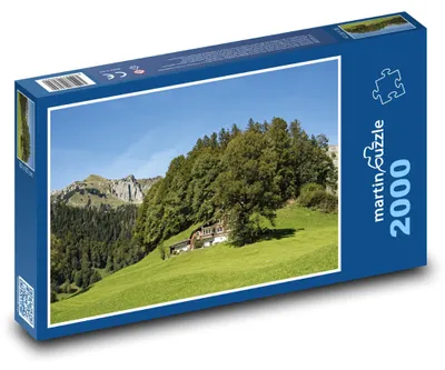 Obrázek produktu pro martinpuzzle - Puzzle 2000 - Švýcarsko - Alpy, krajina, příroda