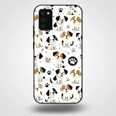 Immagine prodotto di Smartphonica Custodia per Samsung Galaxy A03s con stampa di cani - TPU cover posteriore cani design