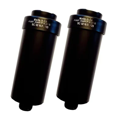Produktbild von 2 x Duschfilter schwarz FitAqua Antiscaling Wasserfilter gegen Chlor und Kalk black