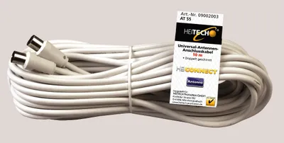 Produktbild von Heitech UNIVERSAL-ANTENNEN-ANSCHLUSSKABEL 10M