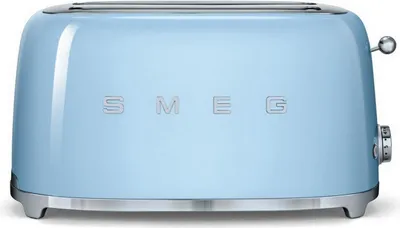 Image de Grille-pains 2 fentes 1500w bleu azur - Smeg - TSF02PBEU -