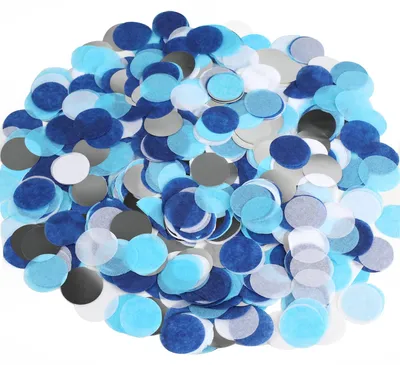 Productafbeelding van Confetti - 6500 stuks - Strooi-decoratie van zijdepapier - 2,5 cm - Kleurrijk