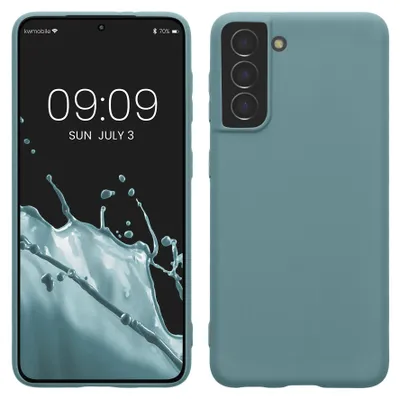 Produktbild von kwmobile Handyhülle für Samsung Galaxy S21 Hülle - TPU Case - Kabelloses Laden - Schutzhülle Cover in Antique Stone