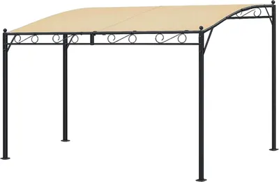 Productafbeelding van Vervangend dak 250x300 cm, sand beige, polyester, waterdicht, voor tuinoverkapping