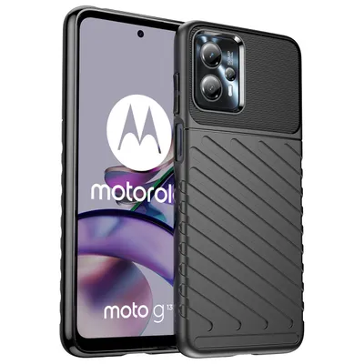Produktbild von Robuste Thunder Hülle für Motorola Moto G13 - Schwarz KP26323