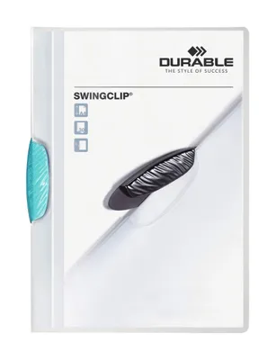 Obrázok produktu pre DURABLE Klemm-Mappe Swingclip PP 30 Blatt A4 mitlblau