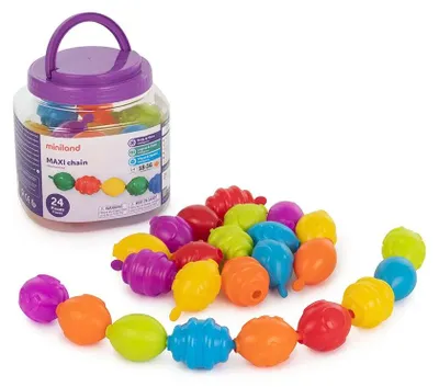Produktbild von Miniland Maxikette 24 Einheiten Mehrfarbig Kinder Mehrfarbig One Size