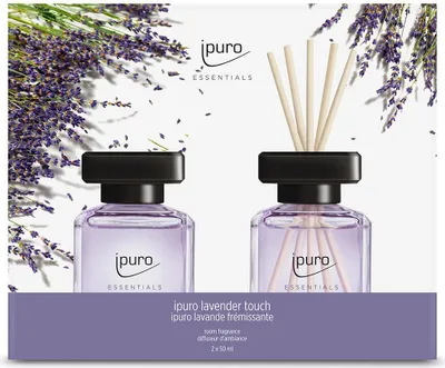 Produktbild von ipuro Lavender touch, Duftflasche, Schilfaroma-Diffusor