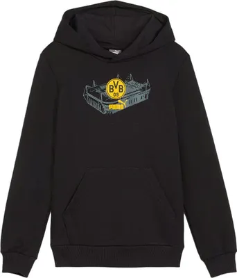 Puma BVB Dortmund Hoodie Herren Schwarz M