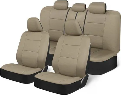 Immagine prodotto di Seggiolini auto beige facili da installare per i sedili anteriori e posteriori