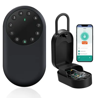 Smart Kombinationsschloss Schlüsseltresor, Schwarz