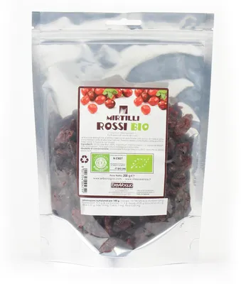 Immagine prodotto di Mirtilli Rossi Biologici 500 G