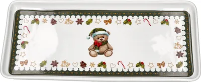 Produktbild von MamboCat Friend Kuchenplatten 35x15,5 cm Porzellan Weihnachten