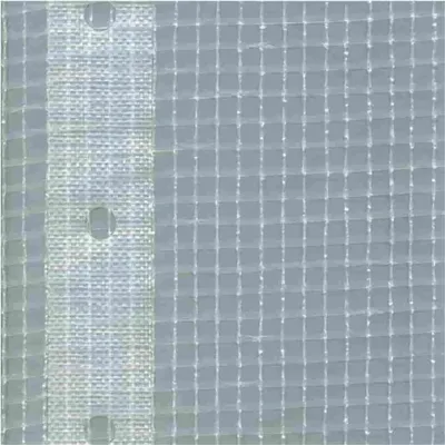 Productafbeelding van Gaaszeil voor Steigers 2,70 x 10 m 200 g/m² Wit Translucent Lichtdoorlatend HDPE met LDPE-coating - Scheurvast en Weerbestendig