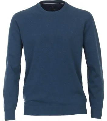 Produktbild von CASAMODA - Herren Pullover Rundhals (423980800), Größe: L, Farbe: Petrol (153)