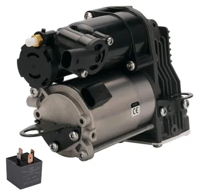 Immagine prodotto di Compressore per sospensioni pneumatiche anteriori - Compressore per sospensioni ad aria - Pressione dell'olio - Compatibile con modelli W221, W211, C216, S250, S300 - Codici OEM: 2213200304, 2213200704, 2213200904
