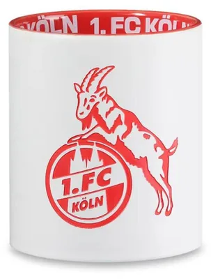 Obrázok produktu pre 1. Hrnček FC Köln "reliéfny" biely